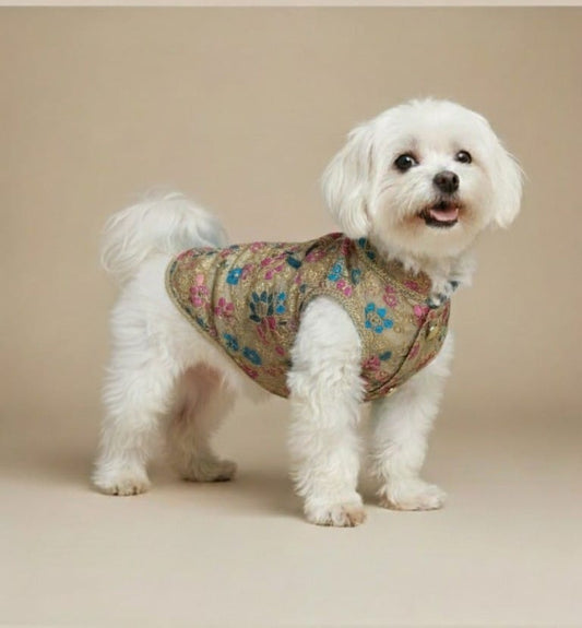Exquisite Floral Pet Coat